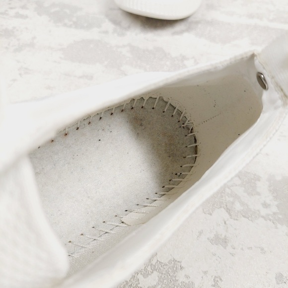 NEW Nordstrom Sneakers White Platform Lace Up Casual Minimal Clean i566 - Picture 8 of 10